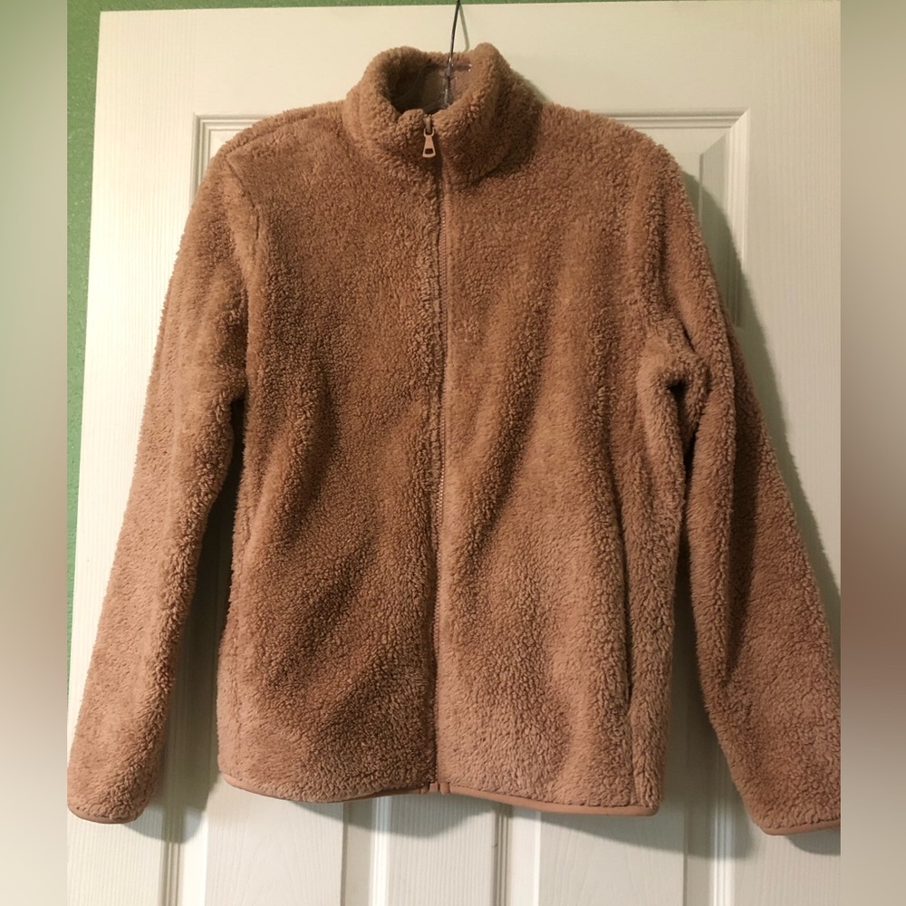 Light pink teddy jacket